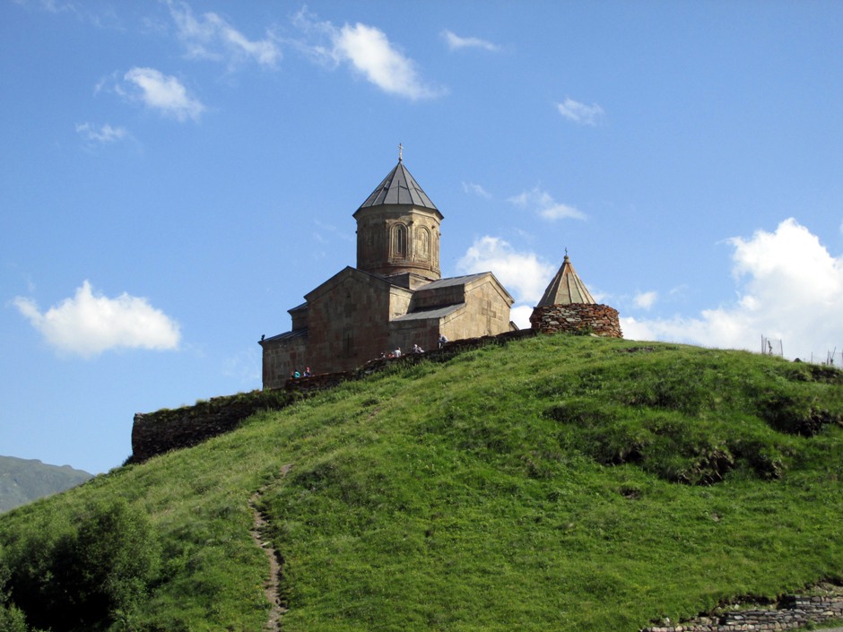 Gergeti Trinity Church Copyright Robin Whiting