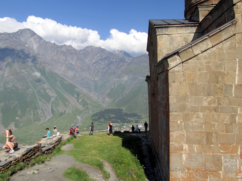 Gergeti Trinity Church Copyright Robin Whiting