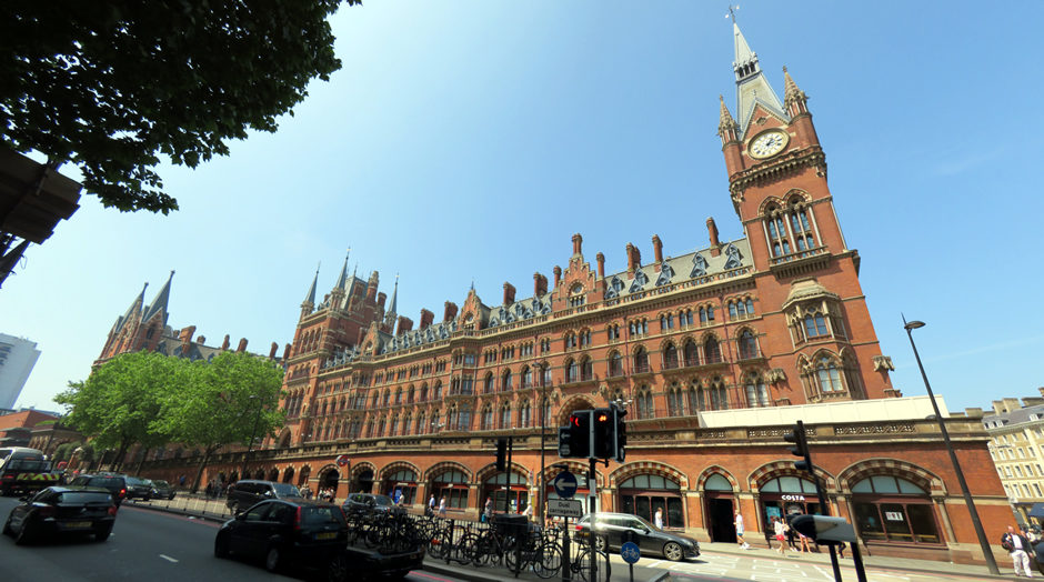 St Pancras Station Façade Composite Image